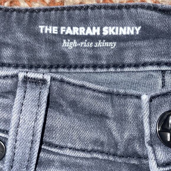 AG Adriano Goldschmied Women’s Sz 26 Jeans Farrah High Rise Skinny Gray Wash - Picture 3 of 7